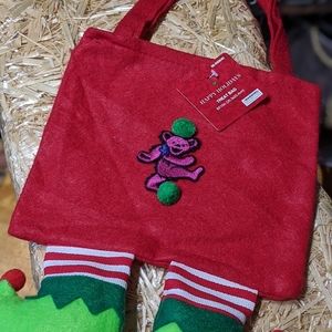 NWT Grateful Dead HazyBear Elf Gift Bag/Stocking